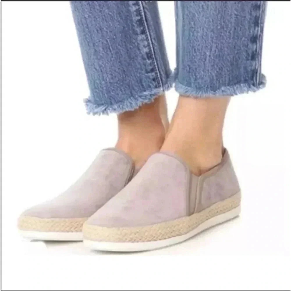 VINCE Acker Gray Suede Leather Espadrille
Sneakers 6